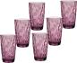 Preview: Longdrink Gläser 47cl Diamond Rock Purple - 6 Stück